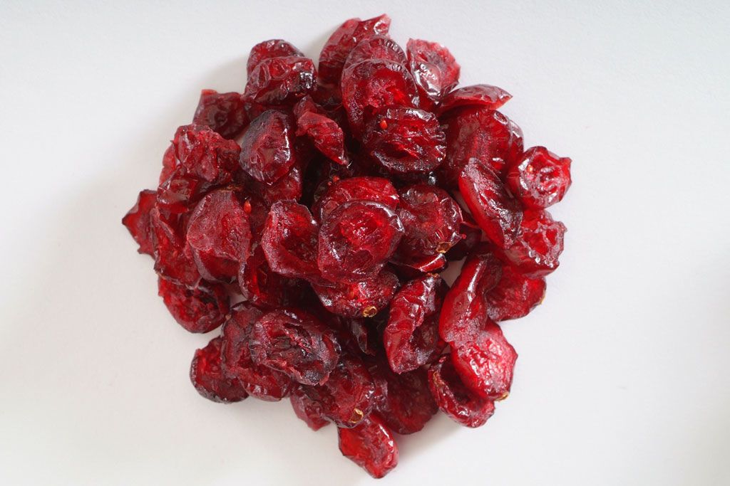plump dried cranberries