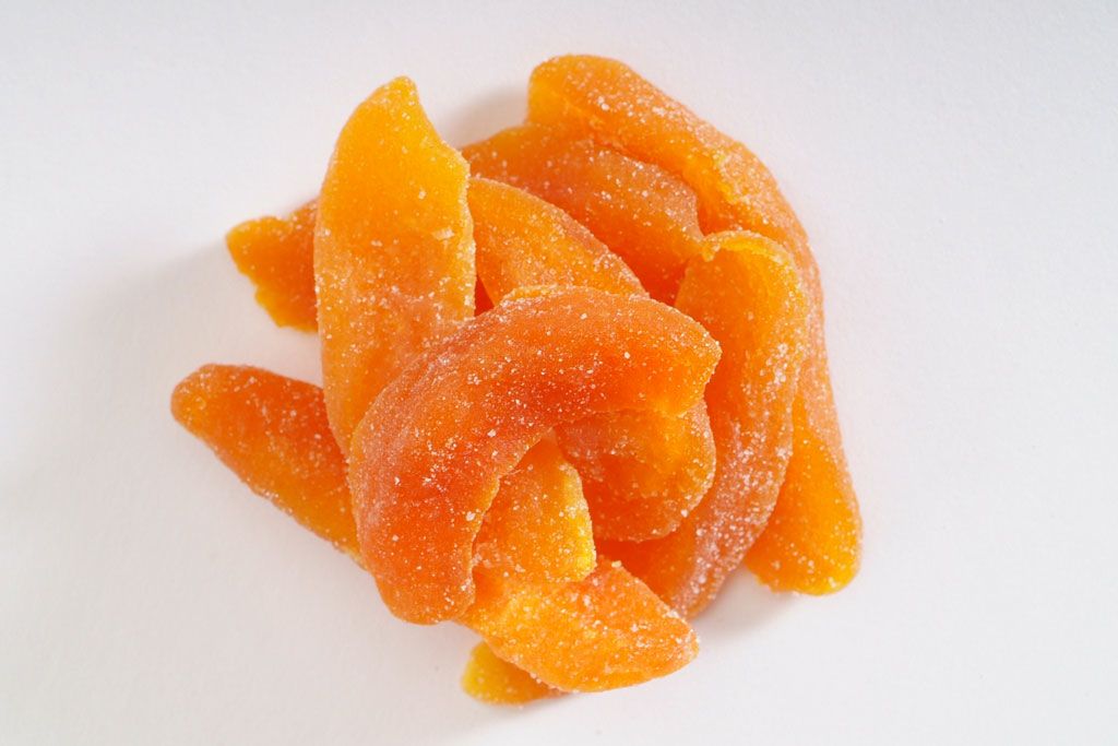 dried peach halves
